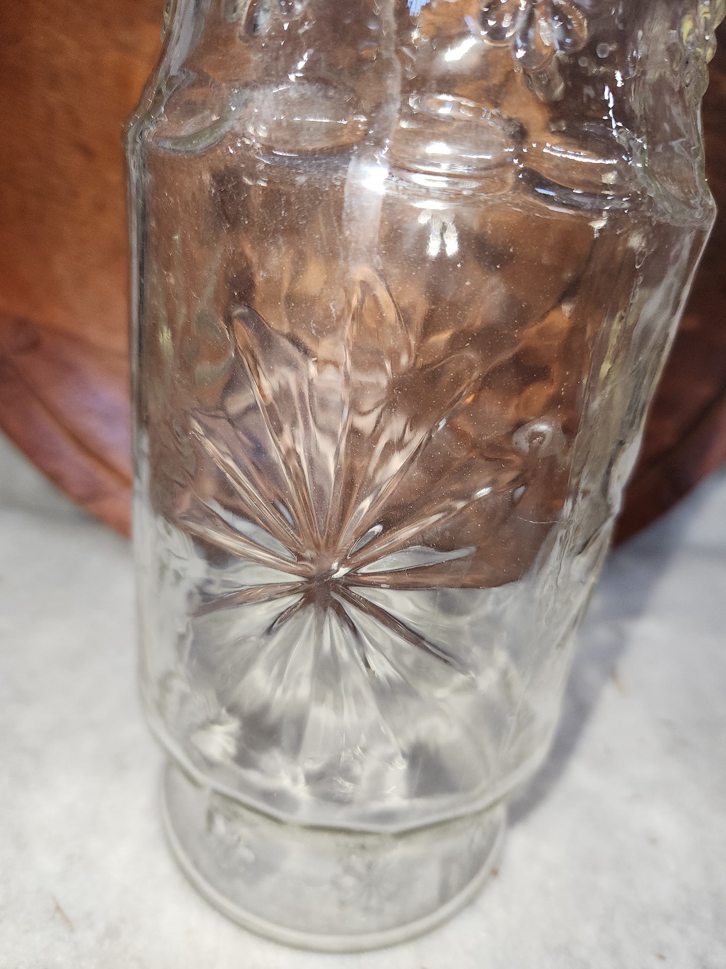 Vintage Anchor Hocking Planters Mr. Peanut Clear Glass Jar With Lid 1980s jr6