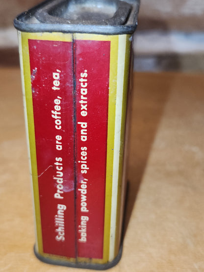 Vintage Schilling Spice Tin Cloves 2 Ounces ti661