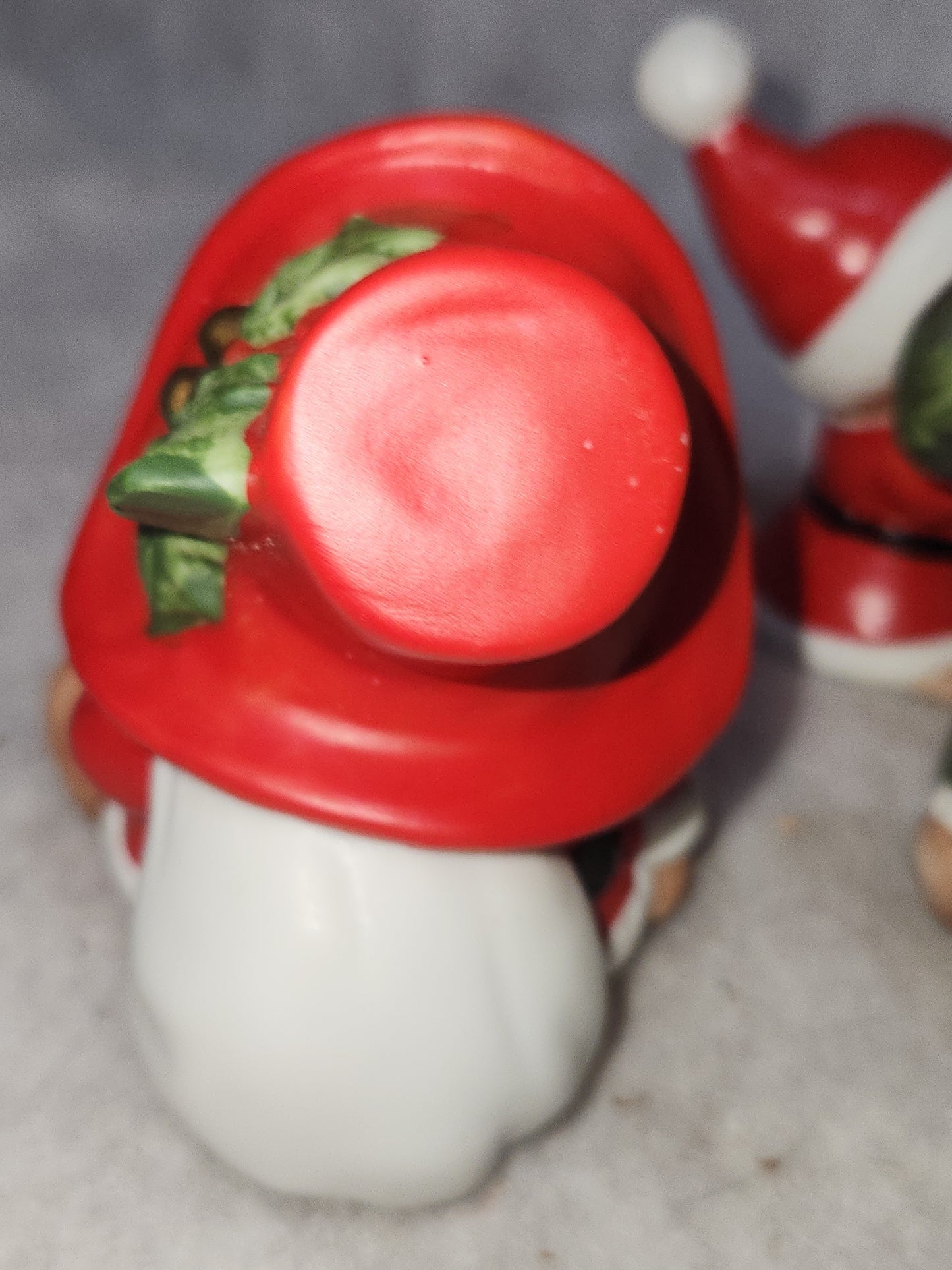 Vintage Homco Ceramic Christmas Bear Family #5600 Made in Taiwan