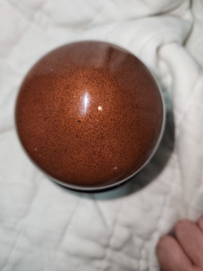 Rare vintage AL CO inc. Pat Pend brown porcelain insulator alco1