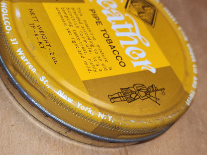 Vintage Heather Pipe Tobacco Tin 2 oz Scottish Formula Hollco tin016