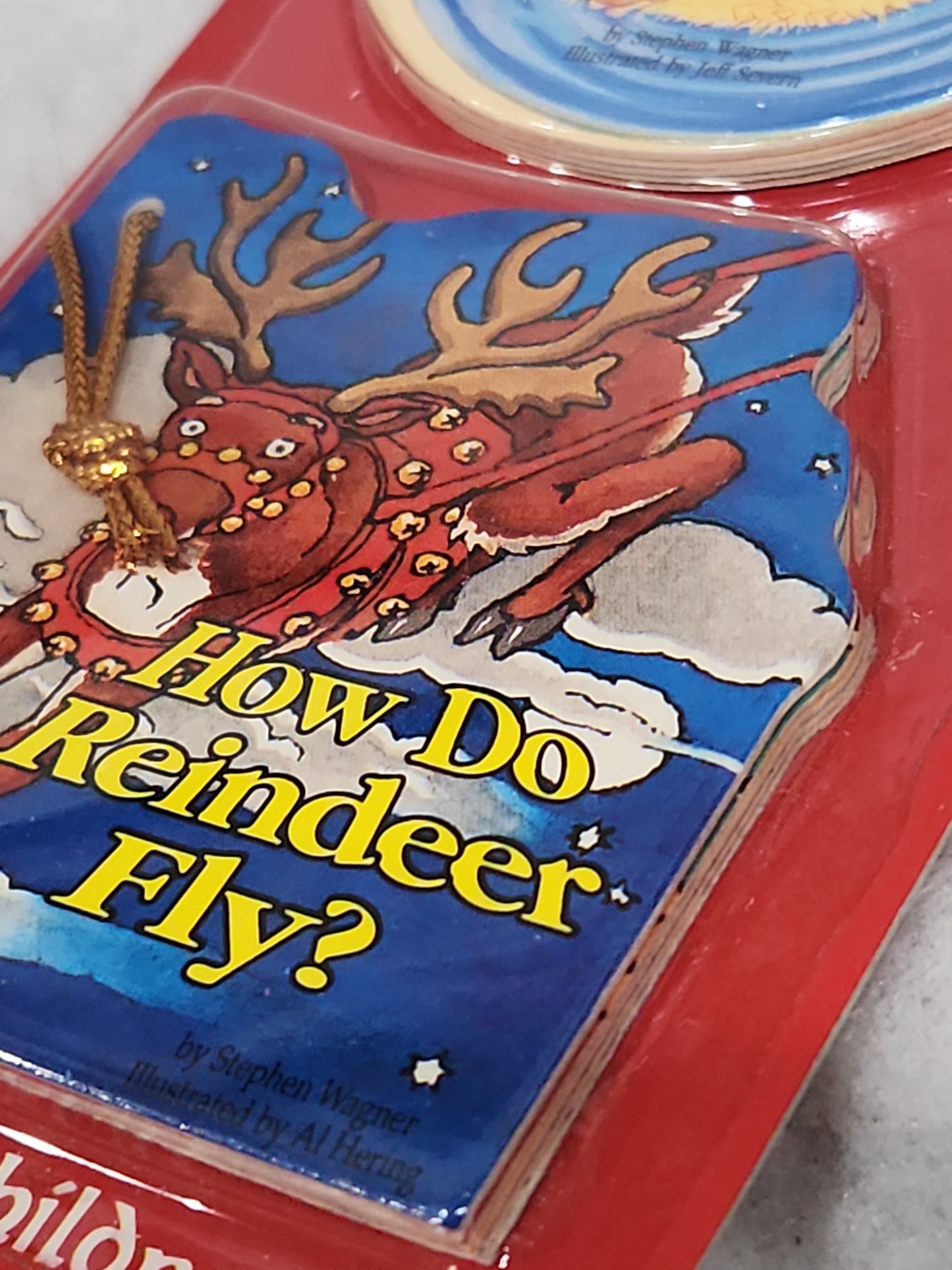 Vintage GoodTimes Christmas Ornament Books Children's Stories 1993 NIP sealed NOS