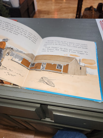 Vintage Roy Roger and the Desert Treasure written by Alice Sankey Illustrated by Paul Souza Whitman Publishing Company  1954