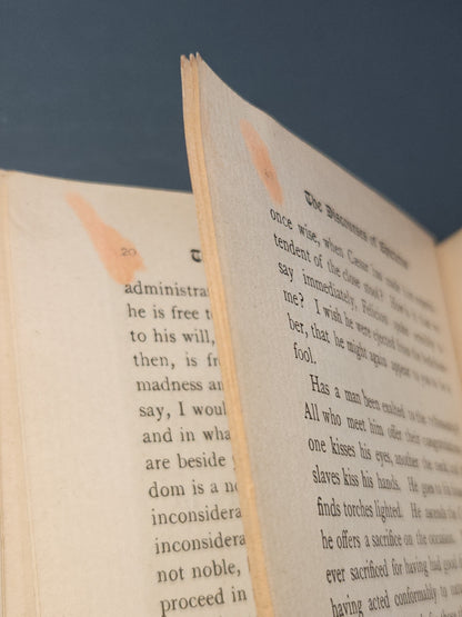 Antique Book A Selection From The Discourses of Epictetus with the Encheuridion George Long Henry Altemus AS IS bk65