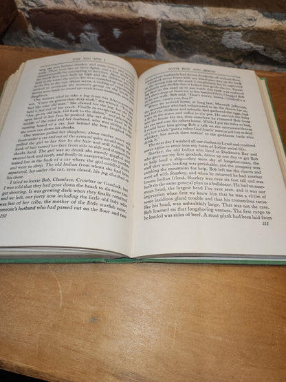 The Egg and I by Betty MacDonald 1945 Vintage Green Book Cover bk13