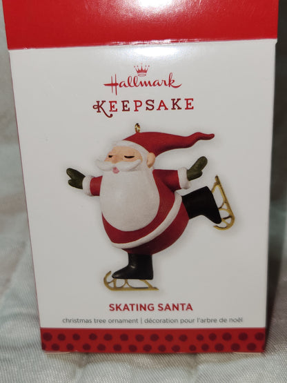 Hallmark Keepsake Ornament 2013 Skating Santa hos7