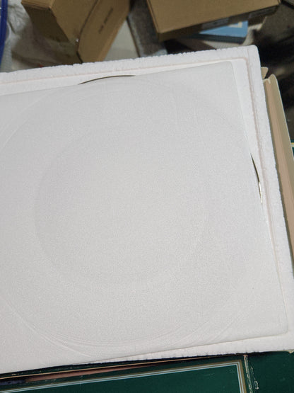 Vintage Avon Christmas 1983 Thurd Edition Christmas Memories Enjoying the Night Before Christmas Plate 22k gold trim Original Box.