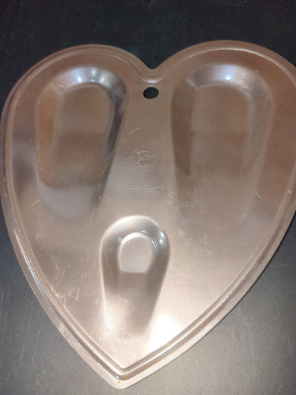 Aluminum color craft heart spoon rest alum256