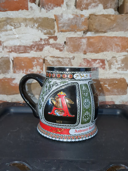 Budweiser Mug A& E 1872 Edition 1st in series 1992 black