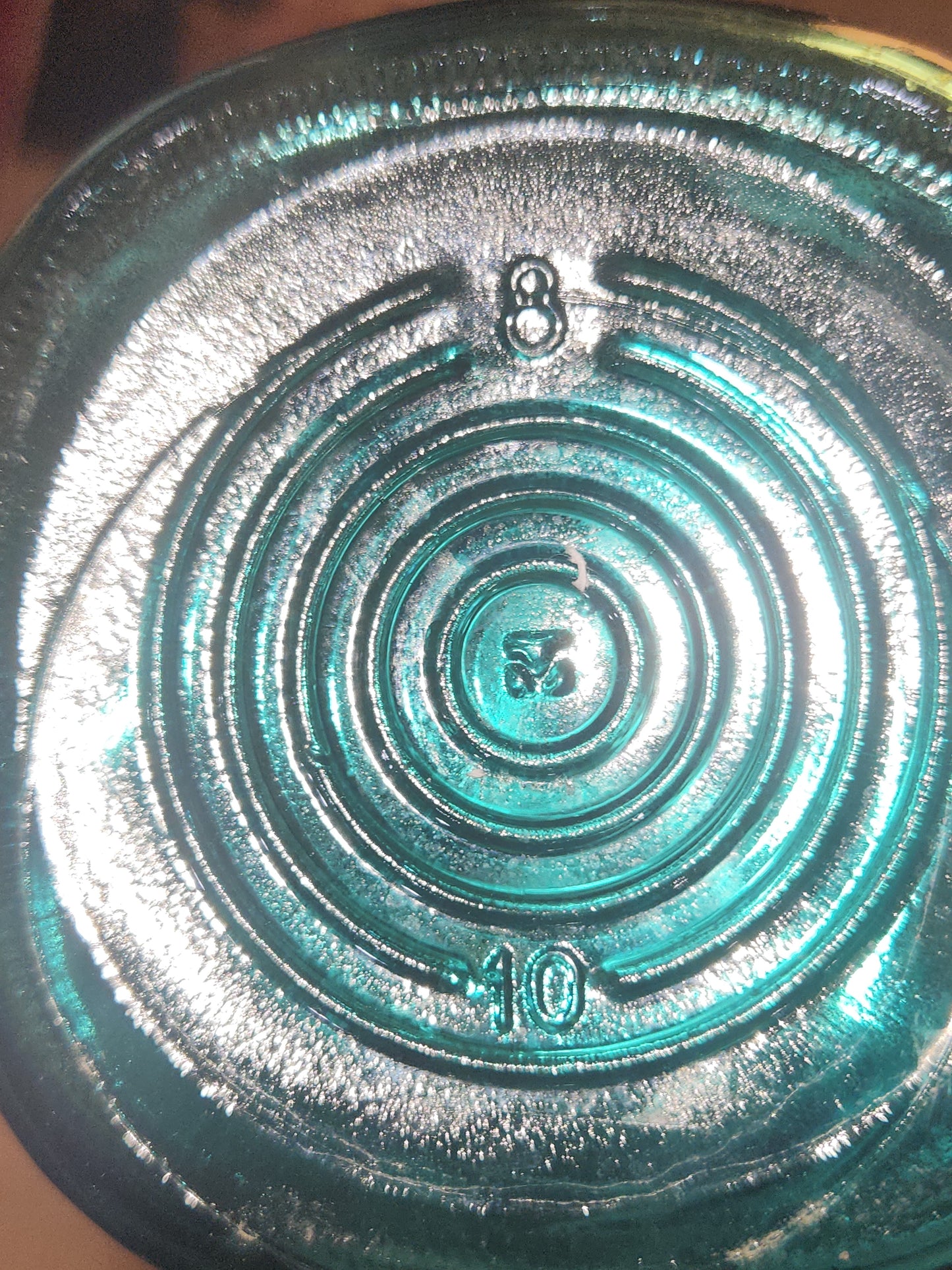 Vintage Ball Ideal Green Blue Teal Jar Bicentennial Eagle Wire Seal jar2