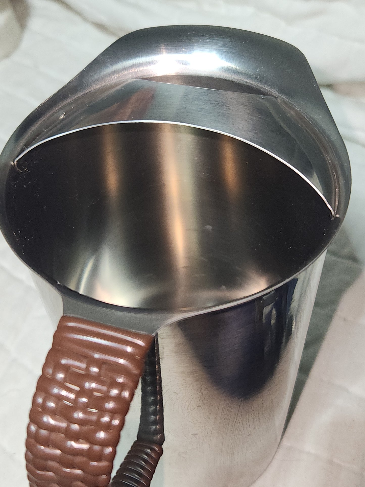 Vintage Stainless Steel Water Pitcher made in Denmark 18-8 ss633