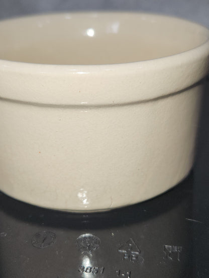 Vintage R.R.P.Co. Roseville Pottery 4" Crock Ohio USA Ramikin Dip cr99