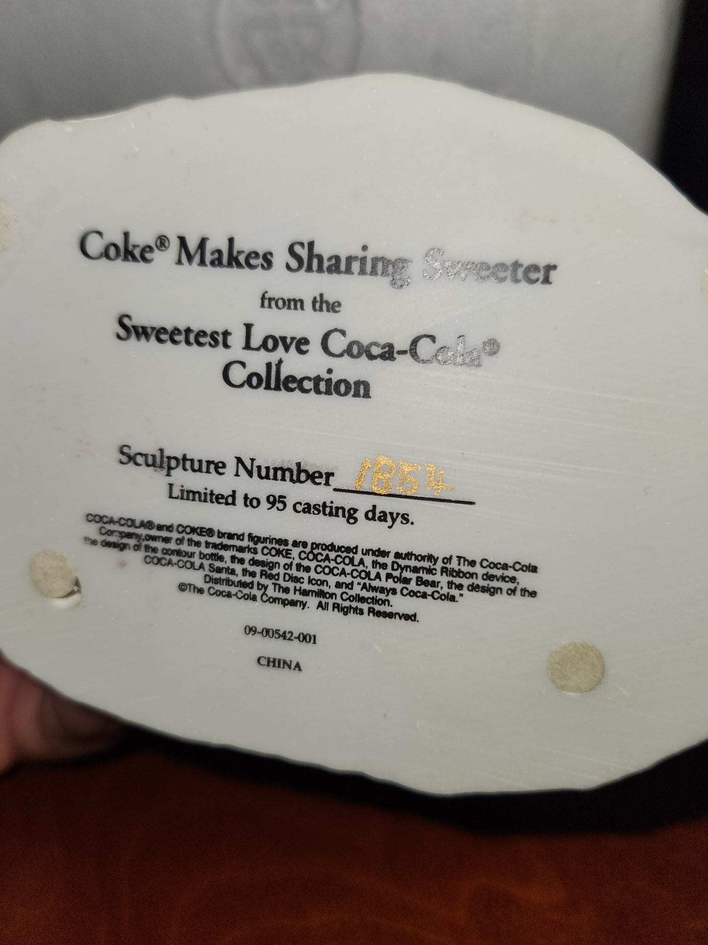 Coca-Cola Snowman Figurine from Hamilton Collection cc245