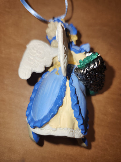 Vintage Hallmark Keepsake Ornament Iris Angel The Language Of Flowers 1998 hO11