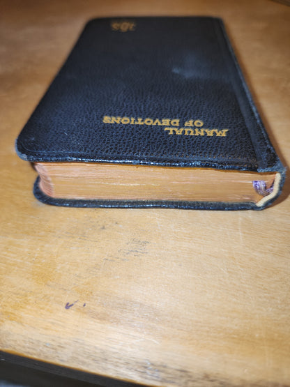 Vintage Manual of Devotions Catholic Prayer Book 1938 vb80