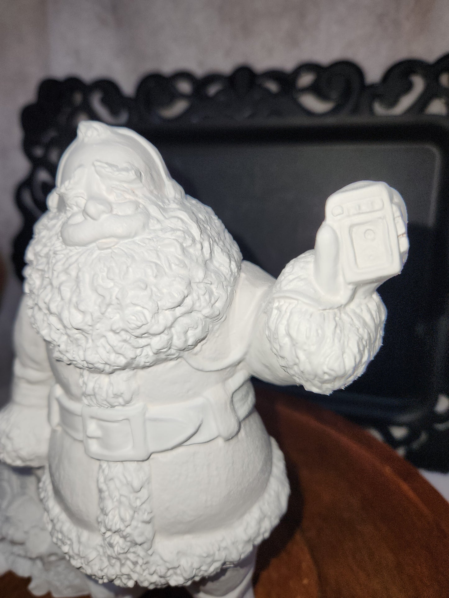 Vintage Ceramic 1980s Santa from retired Gare Mold