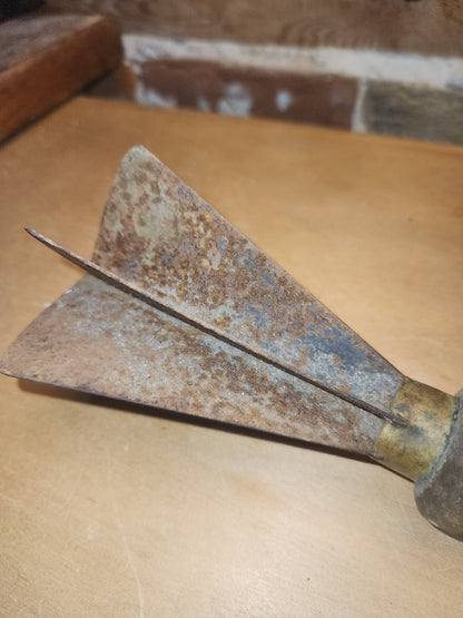 Vintage Wood Handled Hand Chopper Food Mixer Spice Chopper primitive hm4