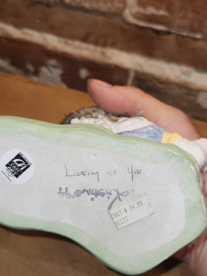 Vintage Dreamsicles Heres Looking at You DC172 Angel Bunny Kristin Haynes Cast Art Industries di12