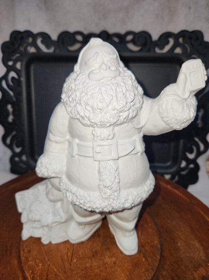 Vintage Ceramic 1980s Santa from retired Gare Mold