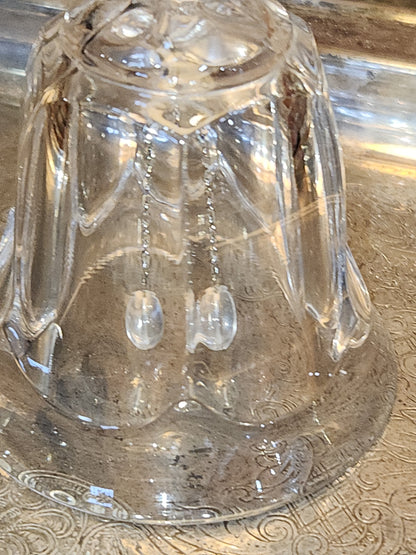 Vintage Pressed Glass Bell be6