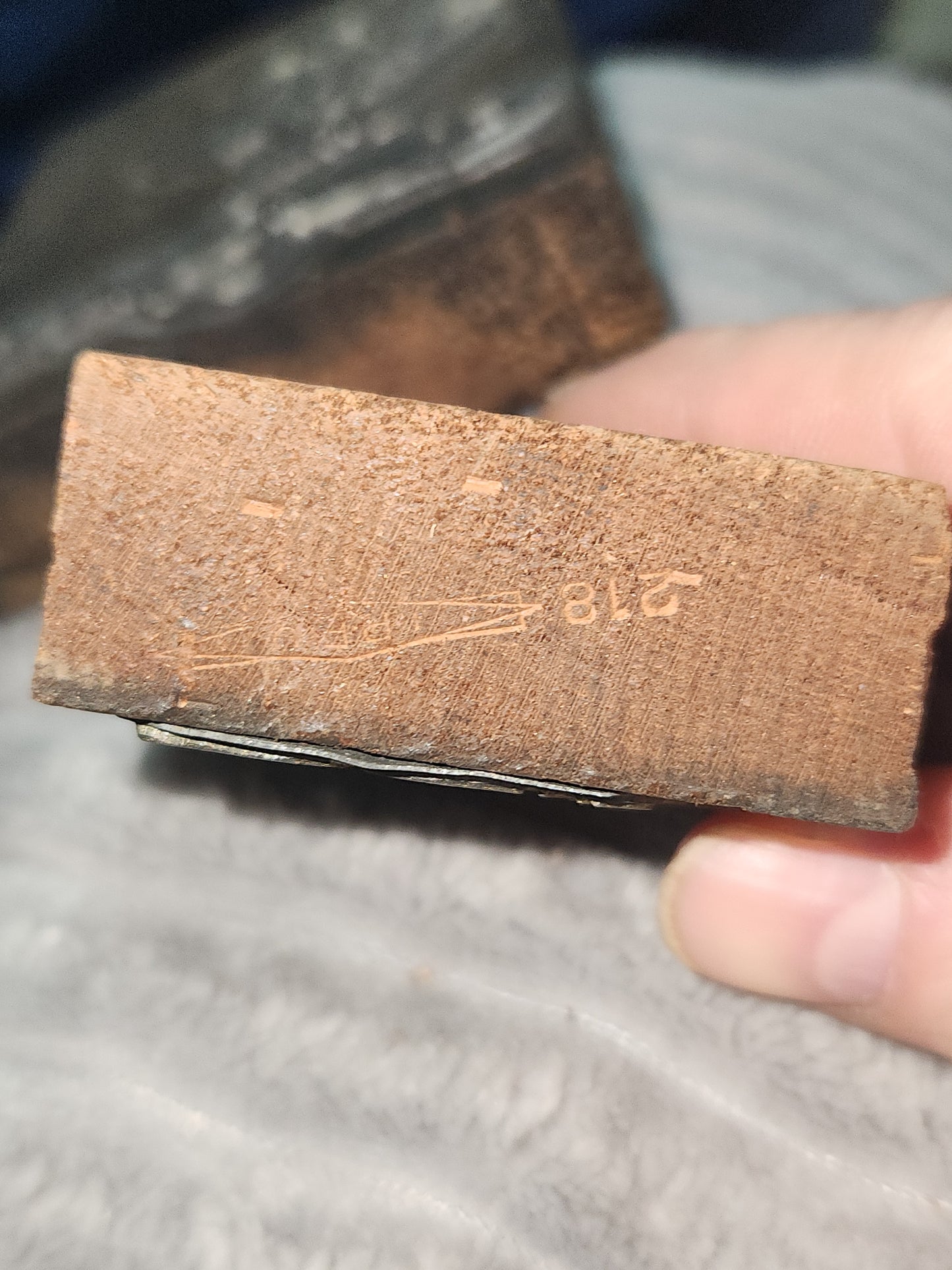 Vintage Wood Metal Newspaper Print Block Printer's Press Easter Lily 2 Blocks pb2e