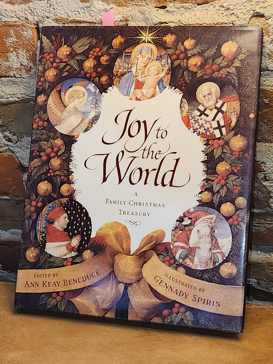 Vintage Book Joy to the World A Family Christmas Treasury by Ann Keay Beneduce Illustrated by Gennady Spirin bk07