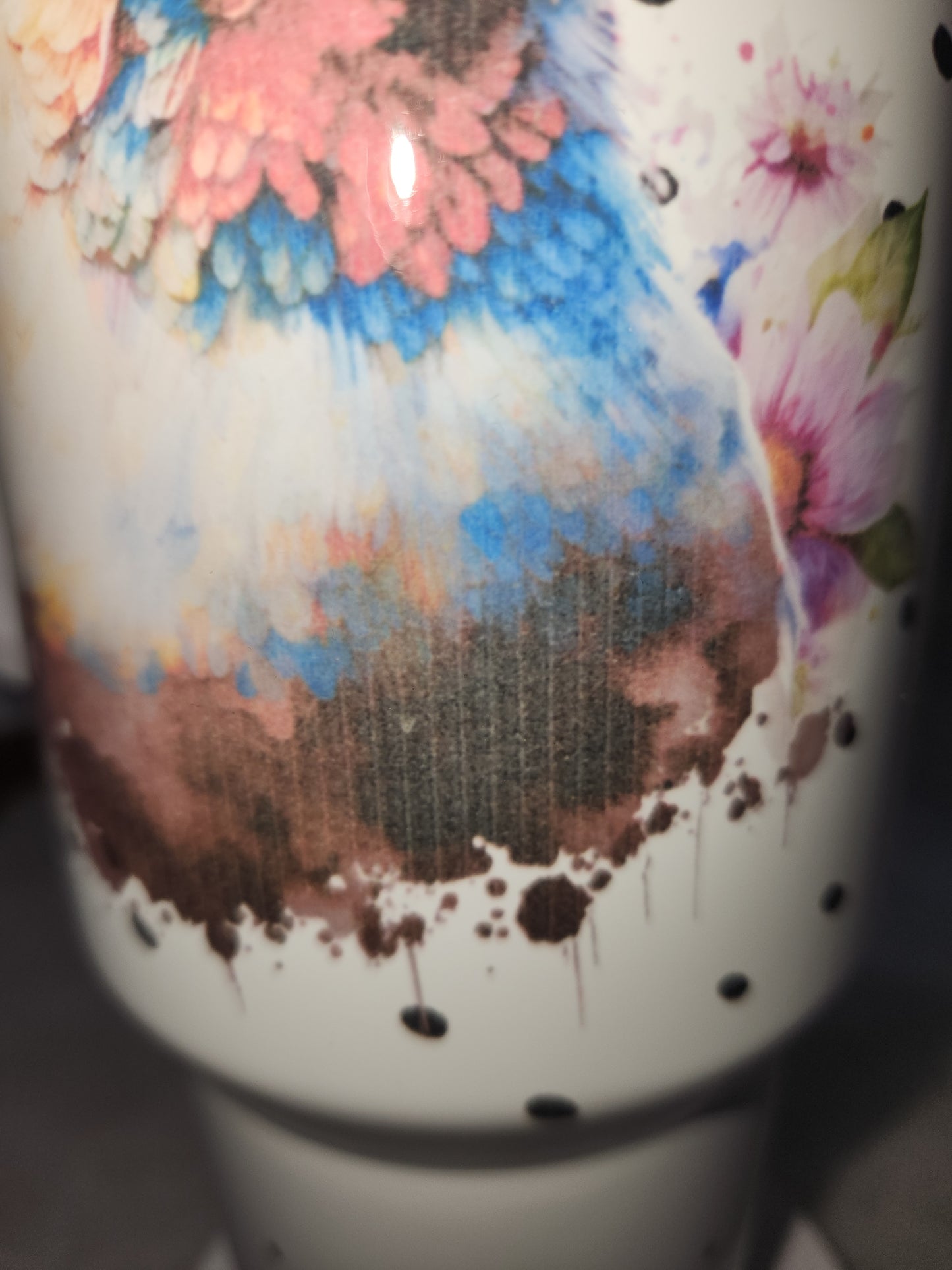 40 Oz Stainless Steel Insulated Tumbler Chicken Lady NOT PERFECT tcl1