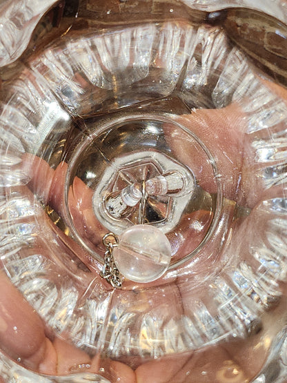 Vintage Pressed Glass Bell be6