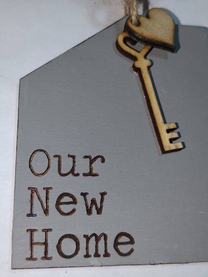 Ornament or car charm Our New Home ho1