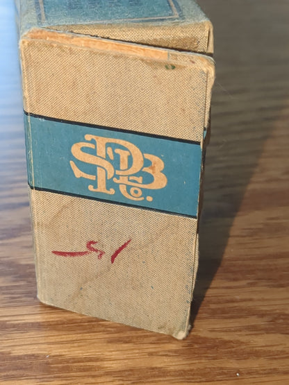 Vintage Initial Line Bay Laurel leaves cardboard box st6