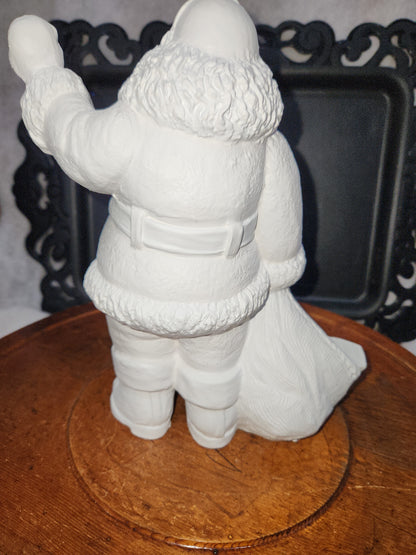 Vintage Ceramic 1980s Santa from retired Gare Mold
