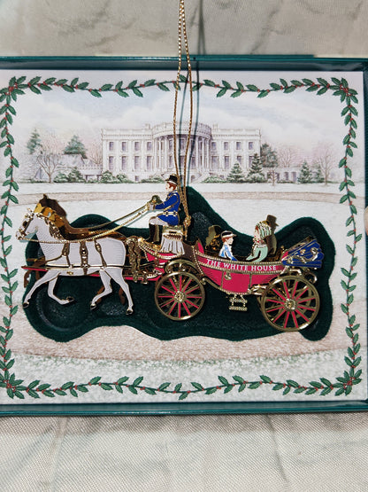 The White House Historical Association Collectible Christmas Ornament 2001 President Andrew Johnson wh2001