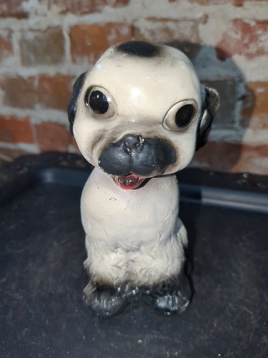 Vintage chalkware dog cw34