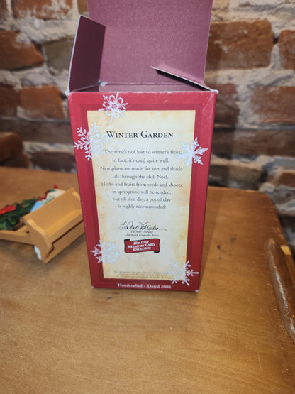 Hallmark Keepsake Christmas Ornament 2004 Winter Garden in box