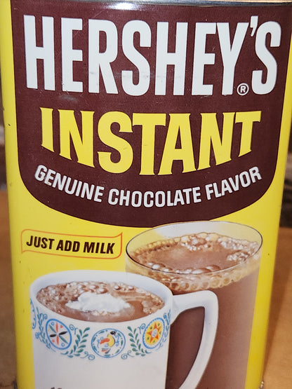 Vintage Hershey’s Instant Genuine Chocolate Flavor Drink Mix Tin NO CONTENTS  ti11