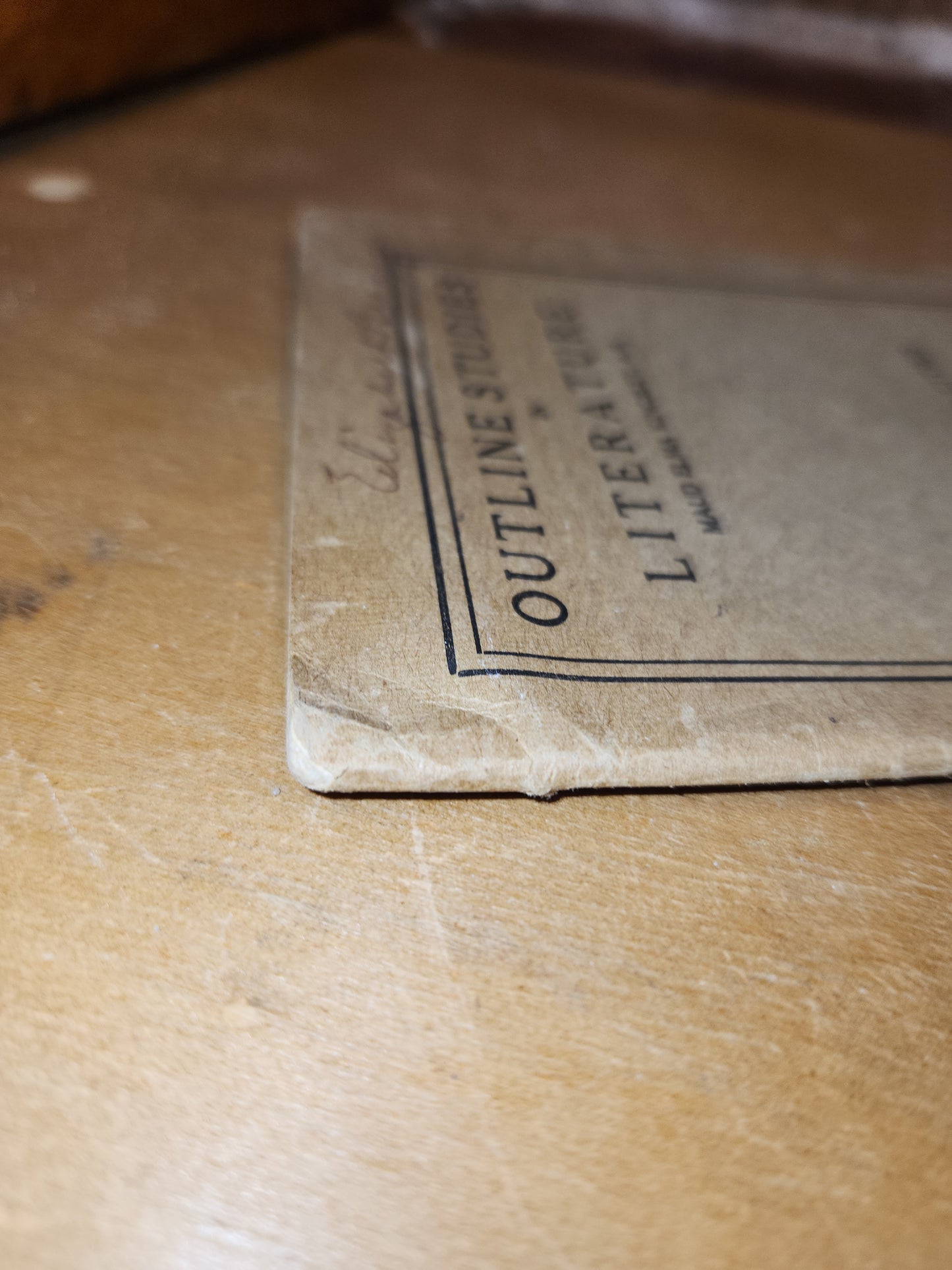 Vintage Outline Studies In Literature Maud Elma Kingkey, AM A Tale of Two Cities The Palmer Company Boston, Massachusetts  bk99