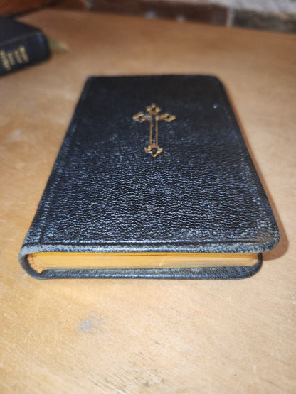 Vintage Catholic's Pocket Manual  Devotional Exercise Prayers Rev. J. M. Helen 1942 vb5