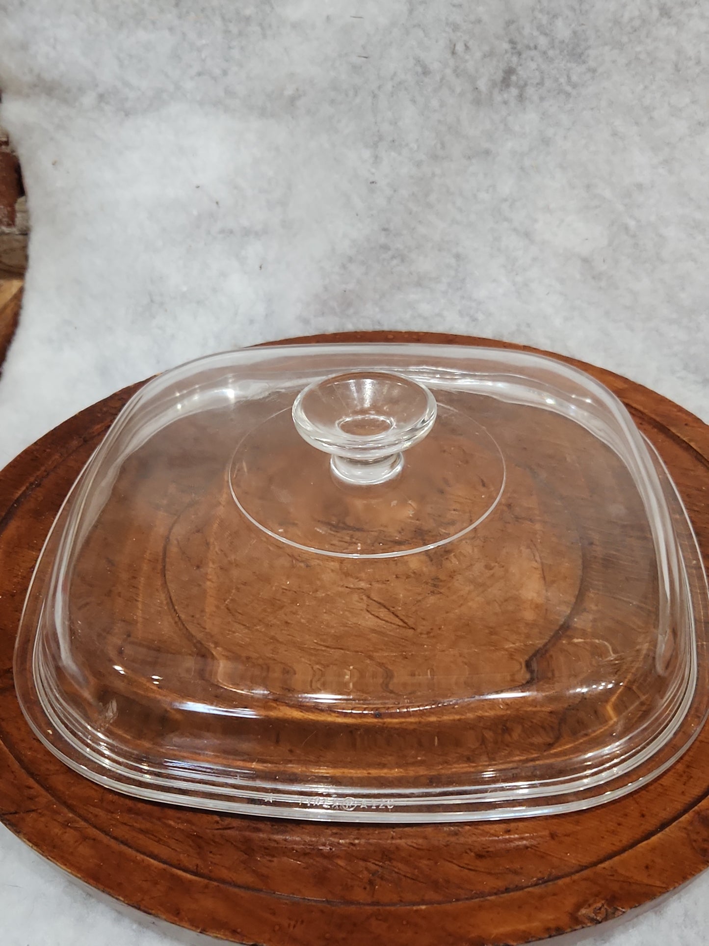 Pyrex Clear Glass Square Dome Lid A12C replacement lid Casserole dish