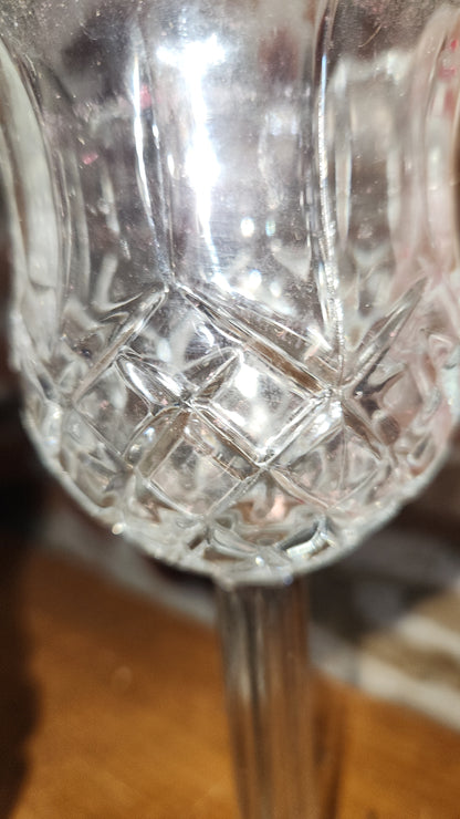 Vintage Home Interior Gifts set of 3 cut glass candleholders hi5