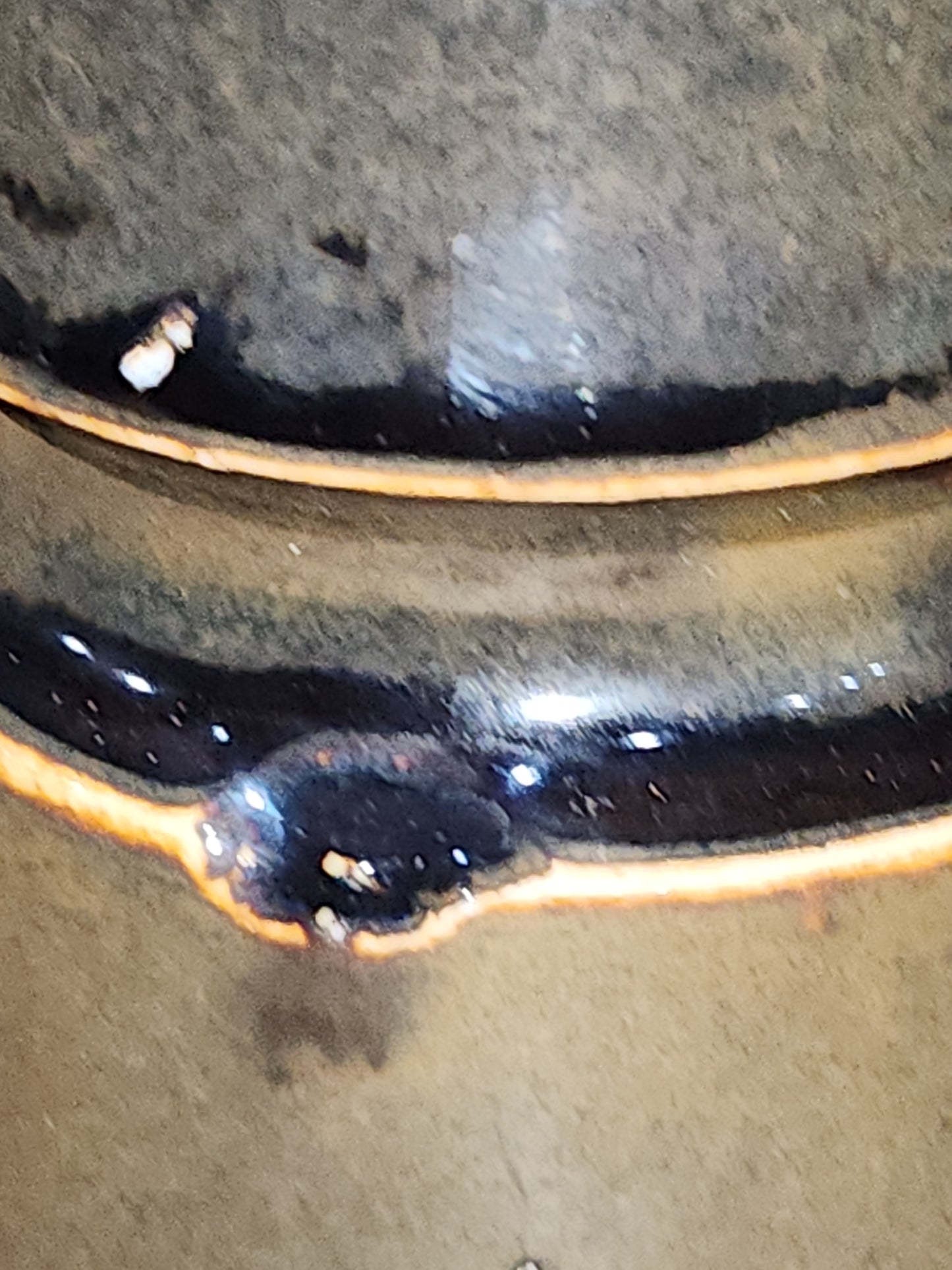 Vintage Unique Green Brown Glaze Beehive Porcelain ins10