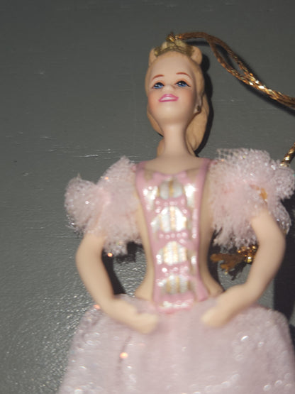 Avon Barbie as the Sugar Plum Fairy Ornament Porcelain Nutcracker Ballet 1997 NIB