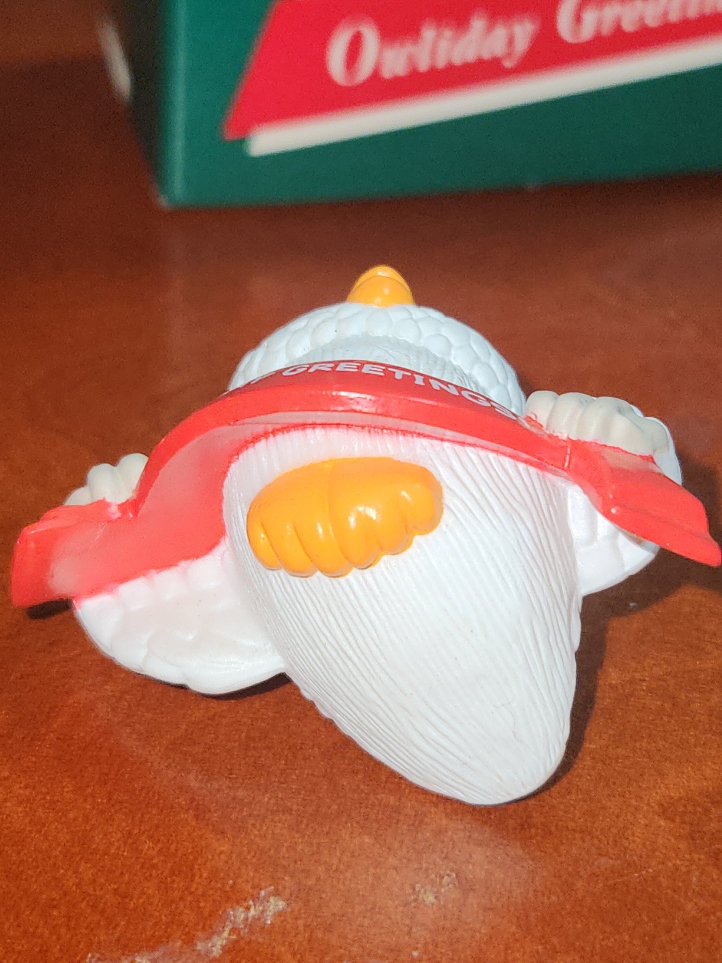 Vintage Hallmark Keepsake Ornament Owliday Greetings miniature 1989