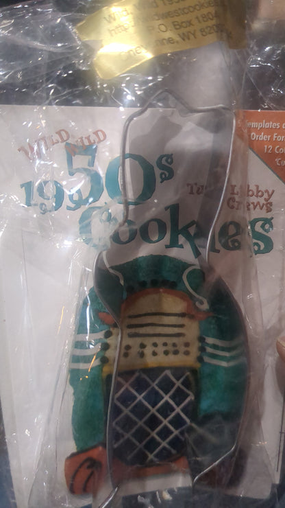 CC14 Wild West wild 1950s cookie cutter. 1950s car. Tuda Libby Crews