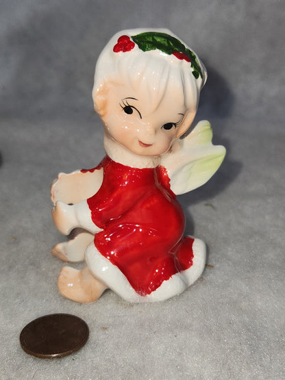 Vintage Angel Candle sitter 3" ang7