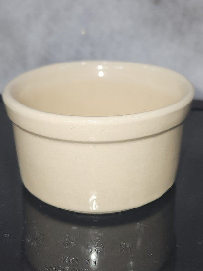 Vintage R.R.P.Co. Roseville Pottery 4" Crock Ohio USA Ramikin Dip cr99