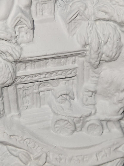 Vintage Ceramic Santa State by State Collection from retired Gare Mold Mississippi