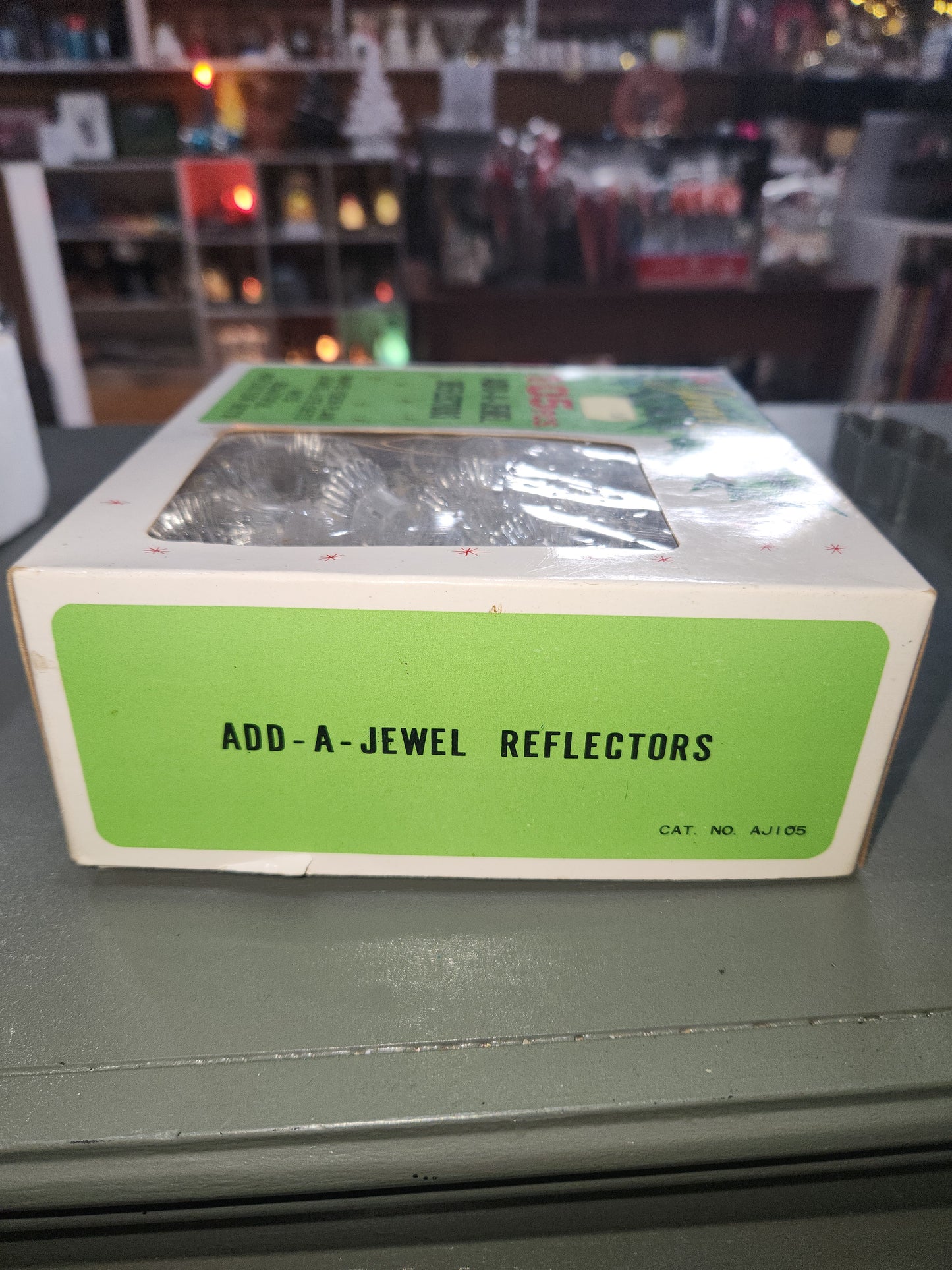 Vintage Jewel-Lite Add-A-Jewel Clear Plastic Reflectors for Christmas String Lights