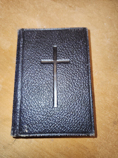 Antique Hymnal Protestant Episcopal Church E & JB YOUNG 1882 Inscribed 1884 ab1