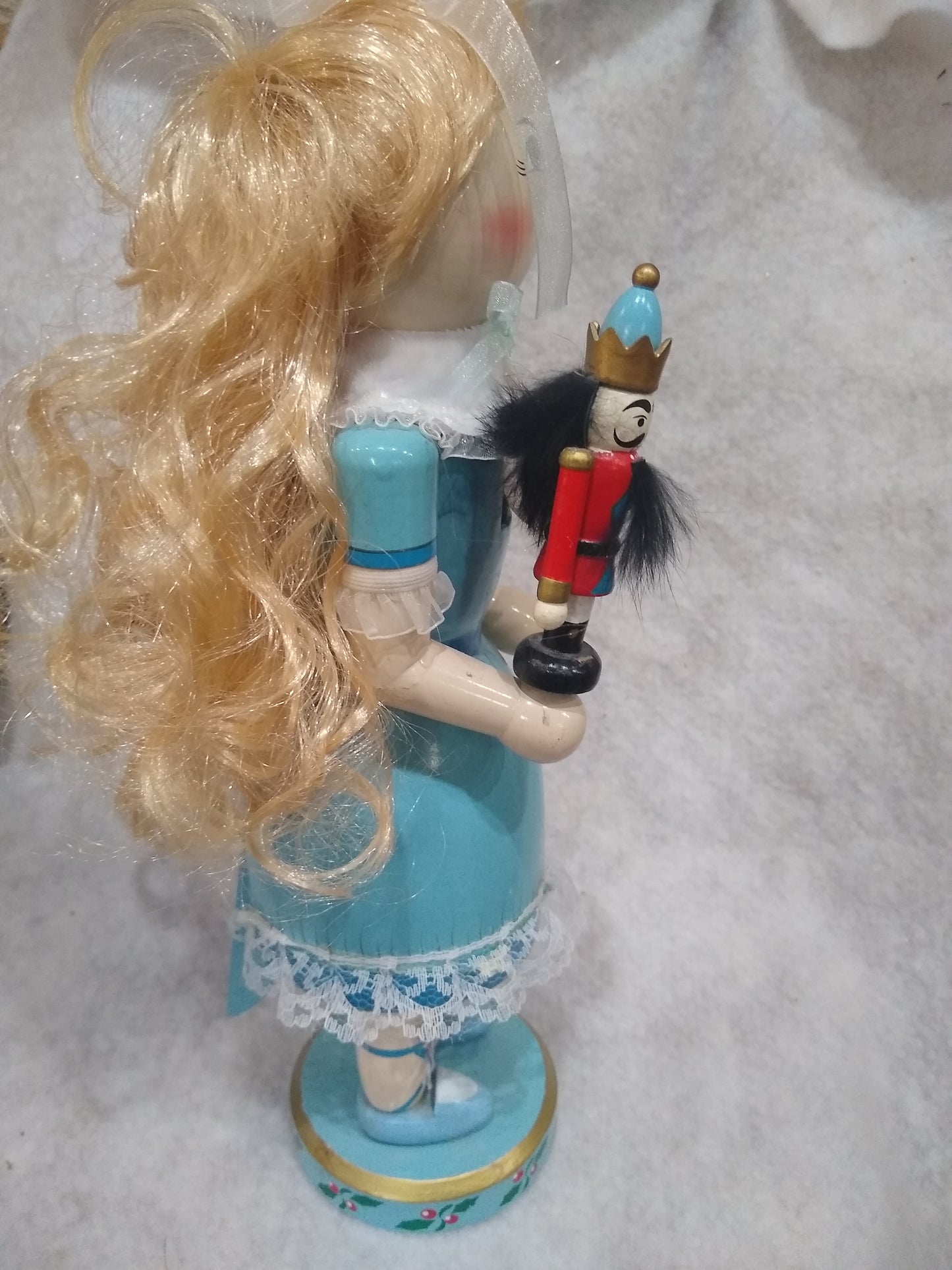 Nutcracker Suite Clara Ballerina Wooden Christmas Nutcracker 14” Blonde Hair nut85