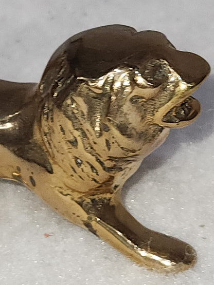 Vintage Solid Brass Lion roaring br110